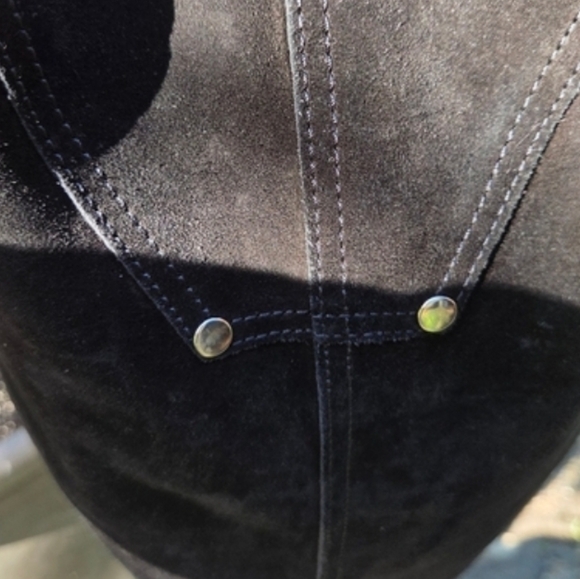 Tiffany & Co Boho Reversible Black Suede Handbag - Picture 13 of 14